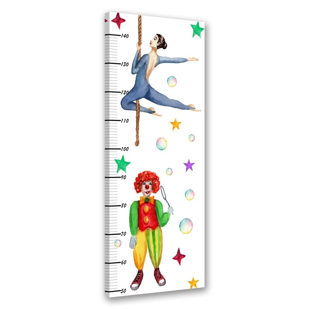 Frame with meter to measure the height of children of 40 cm in mdf with drawing of dancer