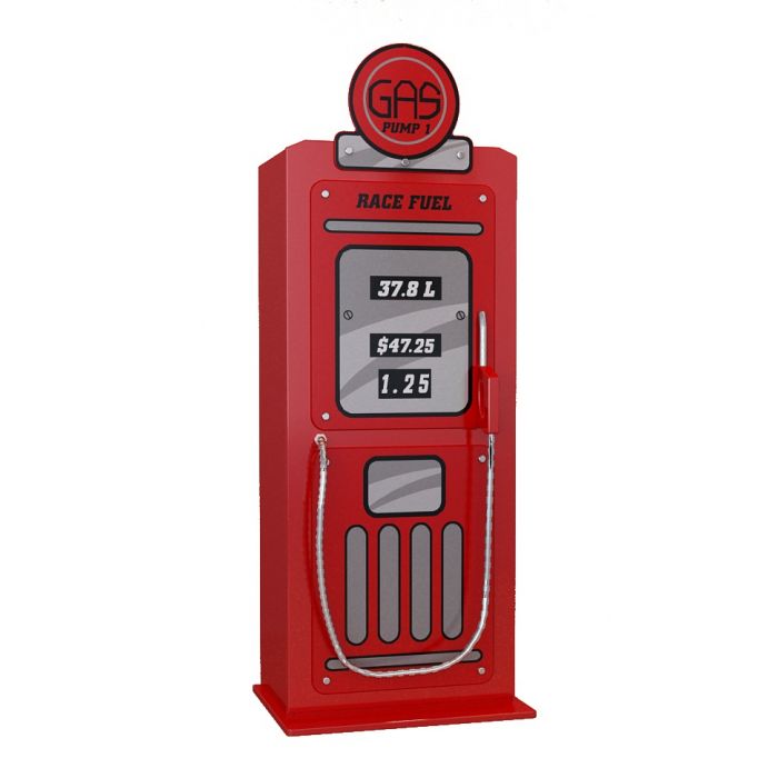 Gas pump wardrobe red *