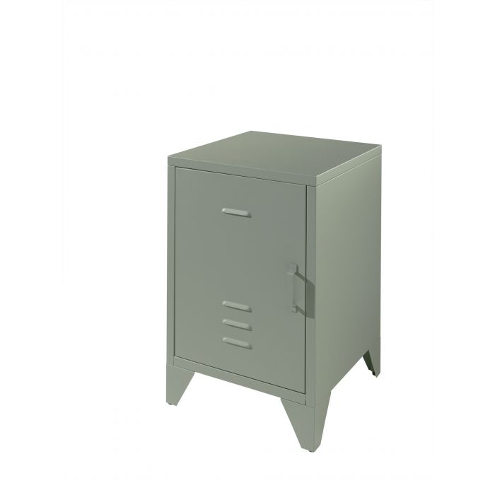 Bronxx nightstand matt olive green