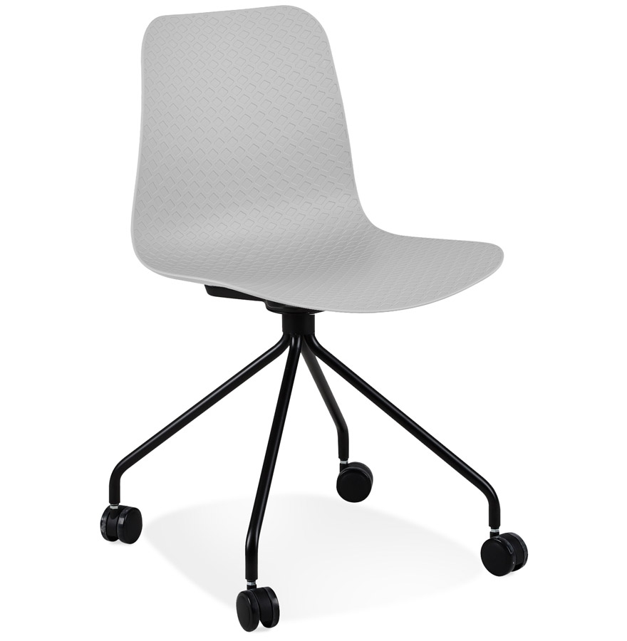 'EVORA' grey office design chair on wheels