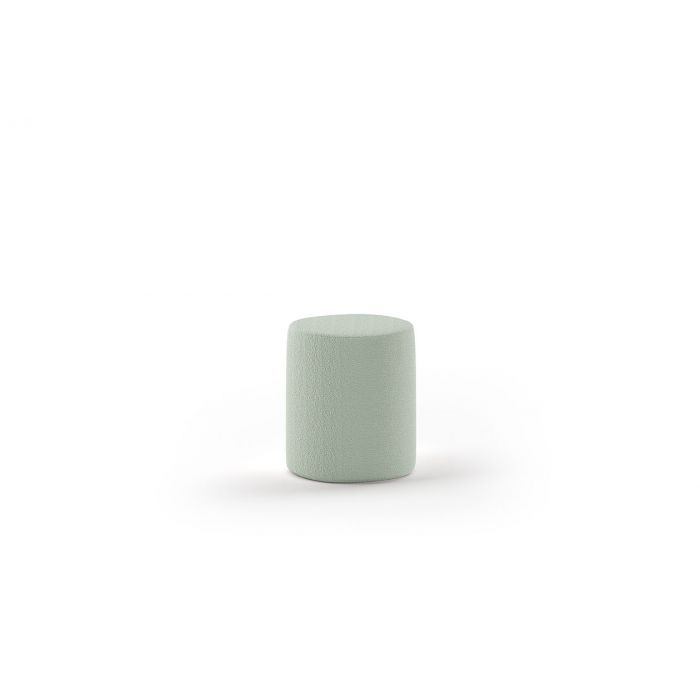 Moon stool boucle green