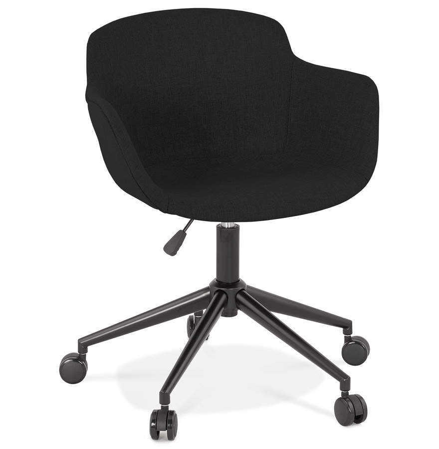 Alterego armchair CENTURION frame colour black seat black