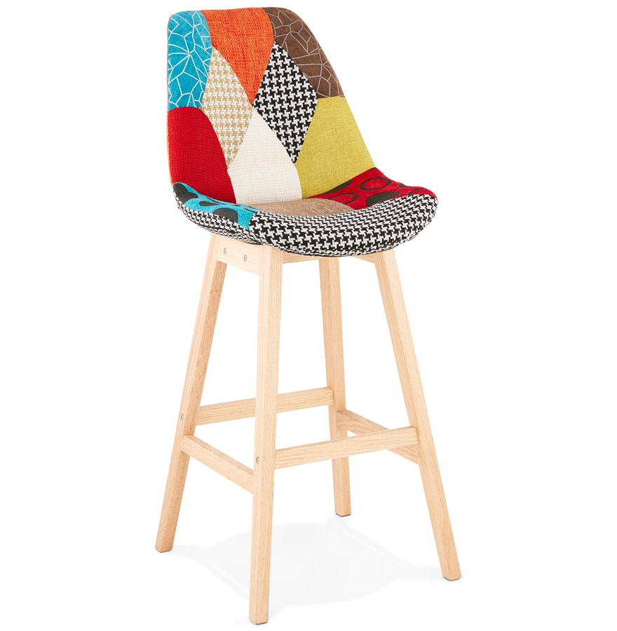 'CUPID' patchwork style bar stool