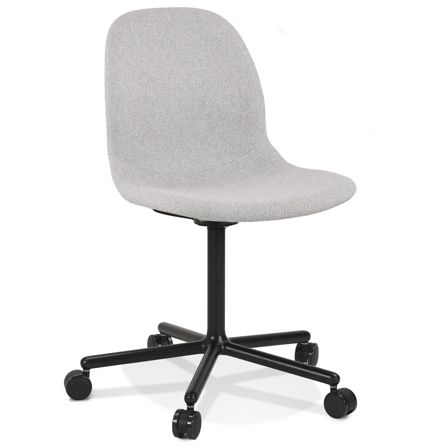 Alterego office chair POLARIS frame colour black seat light grey