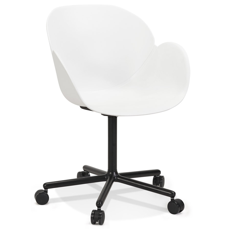 Alterego Office Chair ORION Frame Color Black Seat White