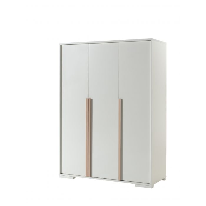 Londen 3door wardrobe white