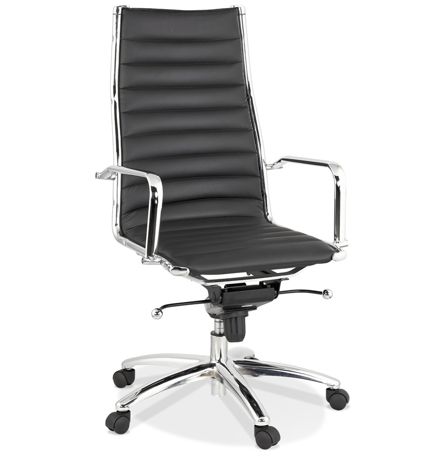 Alterego office chair MILAN frame colour chrome seat black