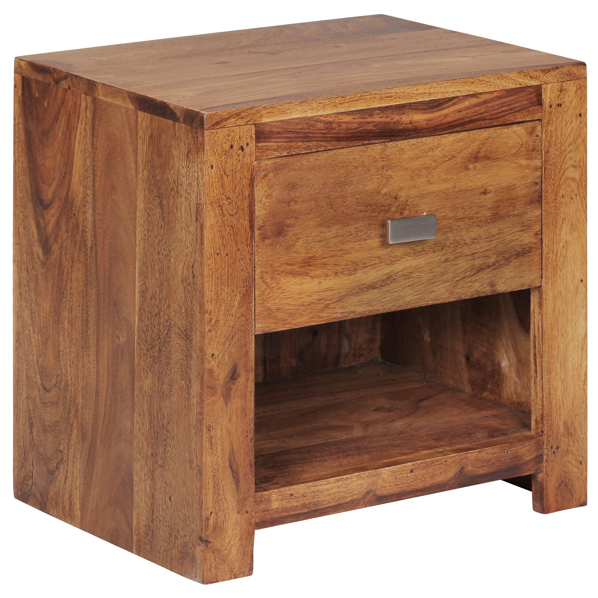 Bedside table mumbai made of solid sheesham wood 40 x 40 x 30 cm