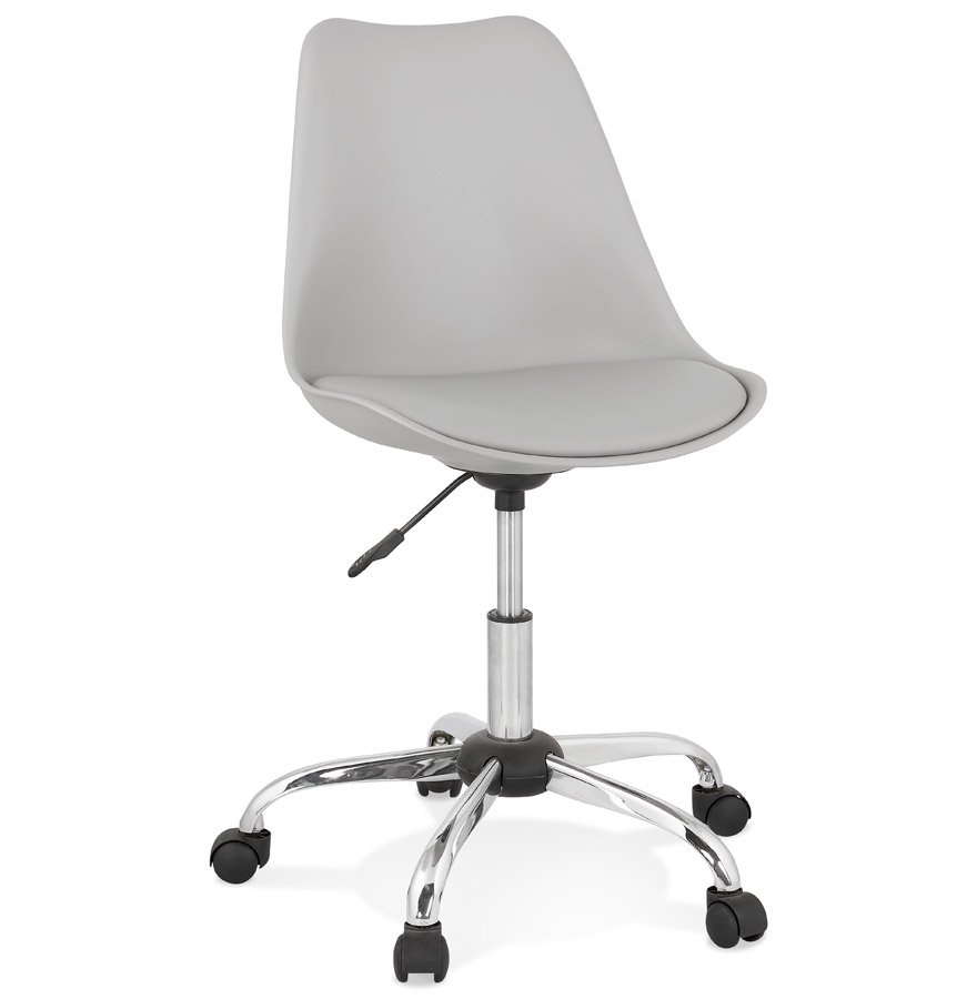 Alterego office chair MONKY frame colour chrome seat grey