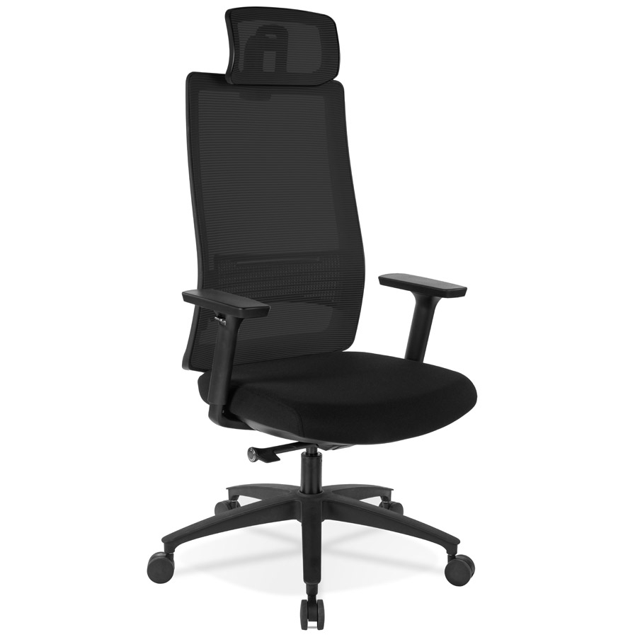 Alterego Office Chair OXFORD Frame Colour Black Seat Black