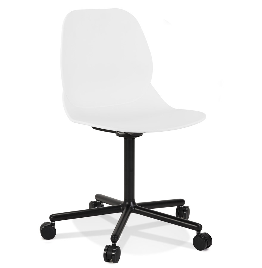 Alterego office chair MAGELLAN frame colour black seat white