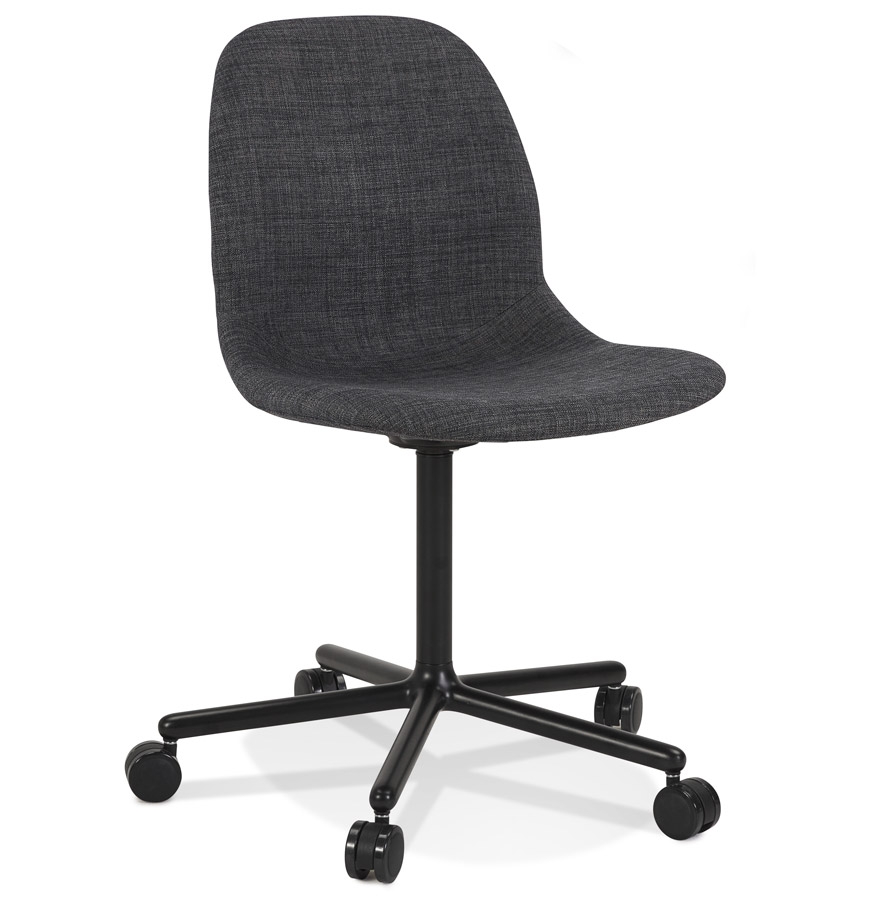 Alterego office chair POLARIS frame colour black seat dark grey