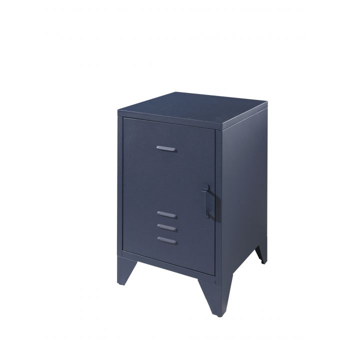 Bronxx nightstand matt blue denim