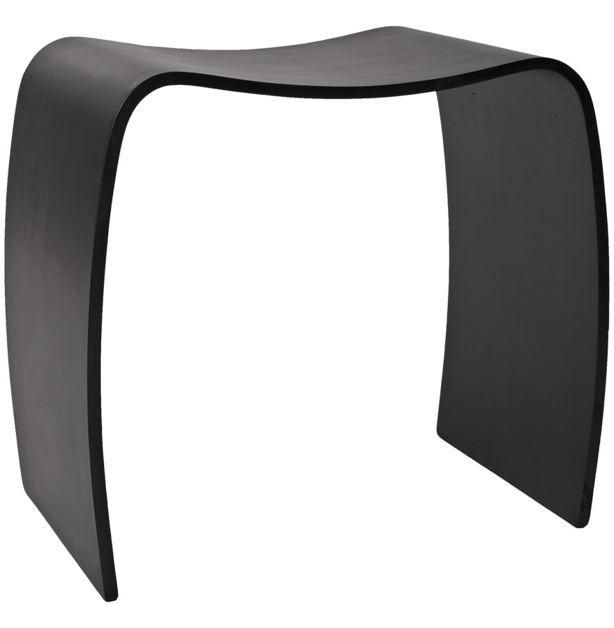 'MOJO' low side stool in black wood