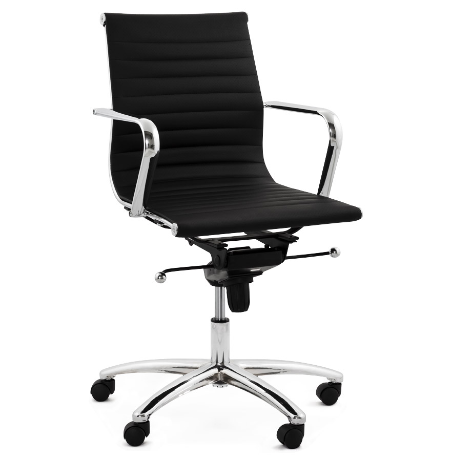 Alterego Office Chair MEGA Frame Color Chrome Seat Black