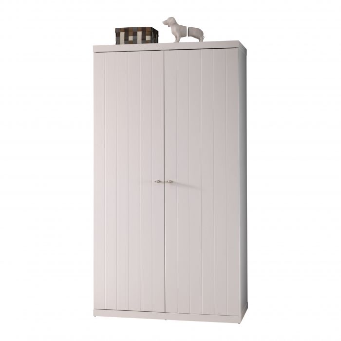 Robin 2 door wardrobe white