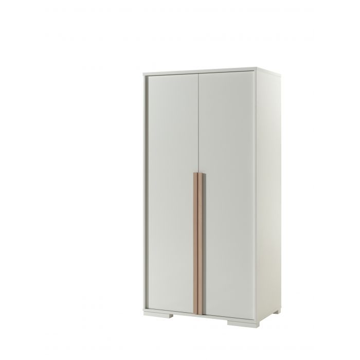 Londen 2door wardrobe white