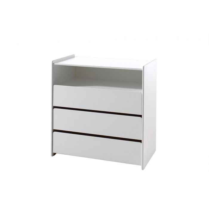 Kiddy chest of  3 drawers white  *