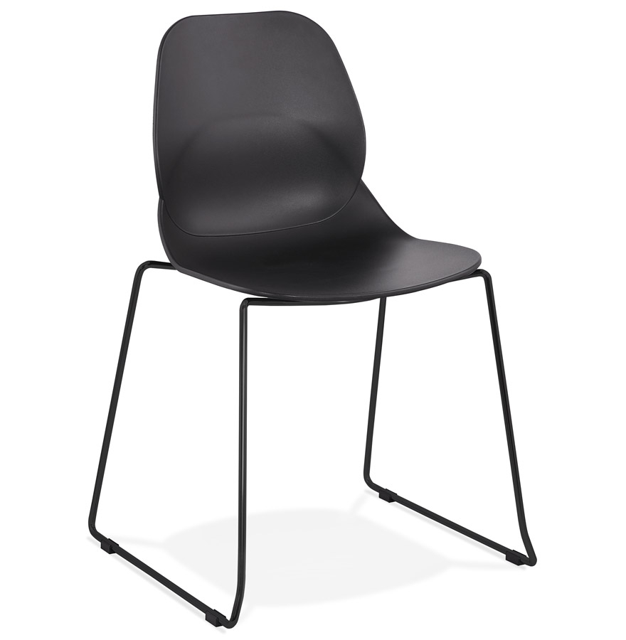 Alterego Chair NUMERIC Frame Color Black Seat Black